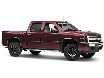Barricade T4 Side Step Bars; Rocker Mount; Stainless Steel (07-13 Silverado 1500 Extended Cab, Crew Cab)