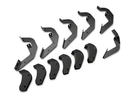Barricade T4 Side Step Bars; Rocker Mount; Stainless Steel (07-13 Silverado 1500 Extended Cab, Crew Cab)
