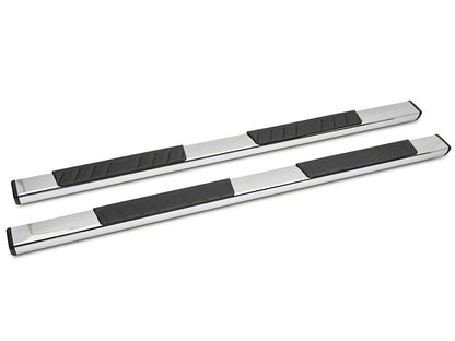 Barricade T4 Side Step Bars; Rocker Mount; Stainless Steel (14-18 Silverado 1500 Double Cab, Crew Cab)