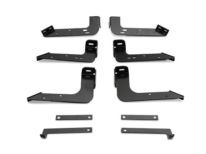 Barricade T4 Side Step Bars; Body Mount; Black (99-06 Sierra 1500 Extended Cab, Crew Cab)
