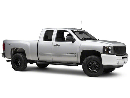 Barricade T4 Side Step Bars; Rocker Mount; Black (07-13 Silverado 1500 Extended Cab, Crew Cab)
