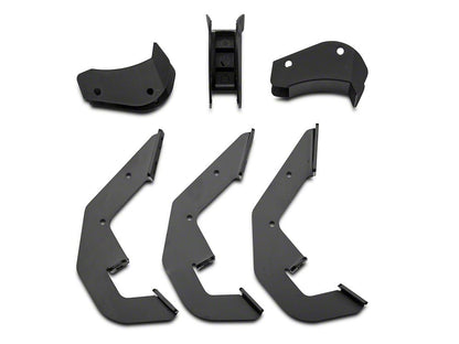 Barricade T4 Side Step Bars; Rocker Mount; Black (07-13 Silverado 1500 Extended Cab, Crew Cab)