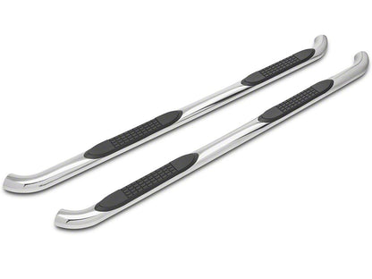 Barricade 3-Inch Side Step Bars; Rocker Mount; Stainless Steel (14-18 Silverado 1500)