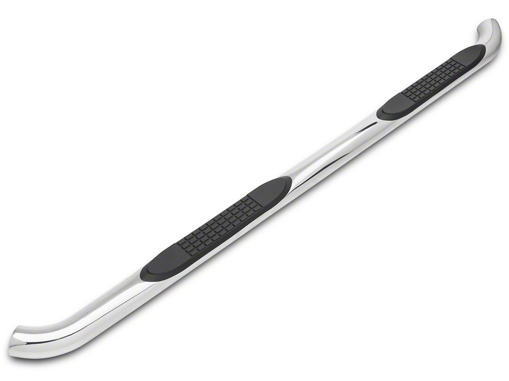 Barricade 3-Inch Side Step Bars; Rocker Mount; Stainless Steel (14-18 Silverado 1500)