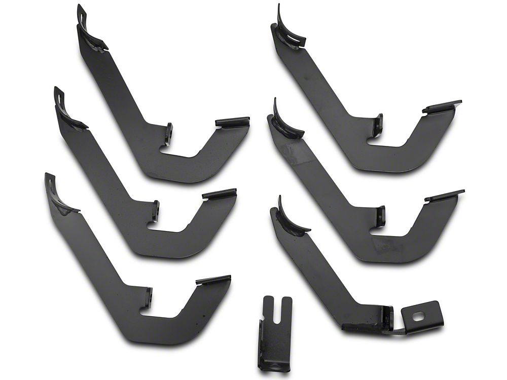 Barricade 3-Inch Side Step Bars; Rocker Mount; Stainless Steel (14-18 Silverado 1500)