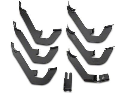Barricade 3-Inch Side Step Bars; Rocker Mount; Stainless Steel (14-18 Silverado 1500)