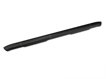 Barricade 5-Inch Oval Bent End Side Step Bars; Rocker Mount; Black (07-13 Silverado 1500)