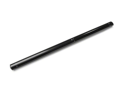 Barricade 4-Inch Oval Straight End Running Boards; Black (07-13 Silverado 1500 Extended Cab, Crew Cab)