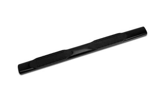 Barricade 6-Inch Oval Straight End Side Step Bars; Black (99-06 Sierra 1500)