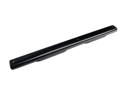 Barricade 6-Inch Oval Straight End Side Step Bars; Black (07-13 Silverado 1500)
