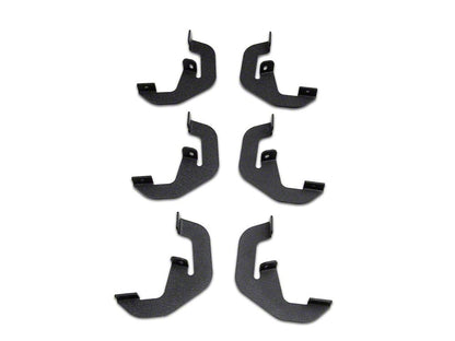 Barricade 4-Inch Flat Oval Running Boards; Stainless Steel (14-18 Silverado 1500 Crew Cab)