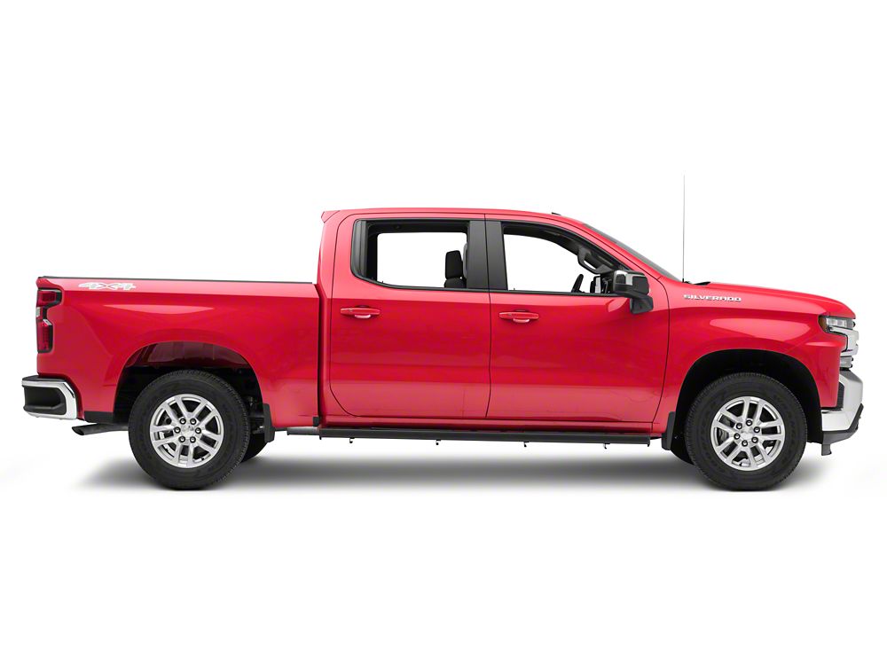 Barricade T4 Side Step Bars; Black (19-25 Silverado 1500 Crew Cab)
