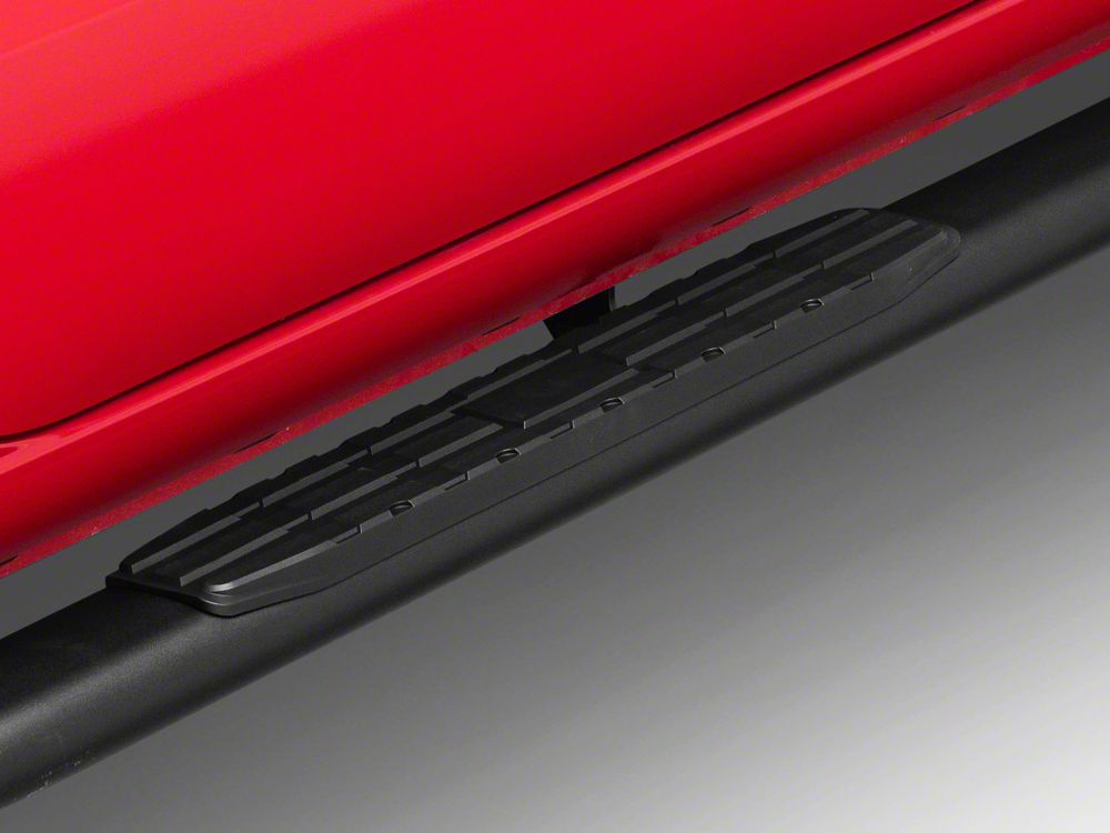 Barricade PNC Side Step Bars; Textured Black (19-25 Silverado 1500 Crew Cab)