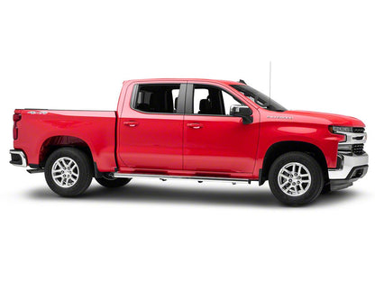 Barricade PNC Side Step Bars; Textured Black (19-25 Silverado 1500 Crew Cab)