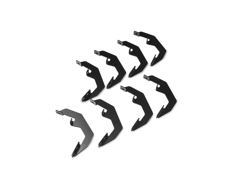 Barricade PNC Side Step Bars; Textured Black (19-25 Silverado 1500 Crew Cab)