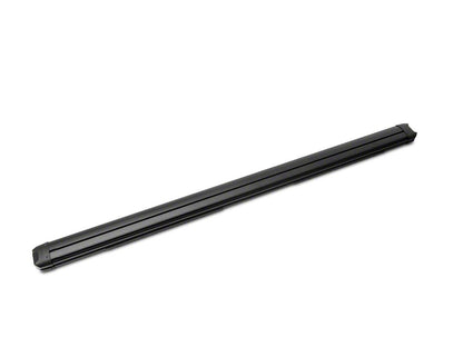 Barricade Saber 5-Inch Aluminum Side Step Bars; Black Cover Plates (19-25 Silverado 1500 Crew Cab)