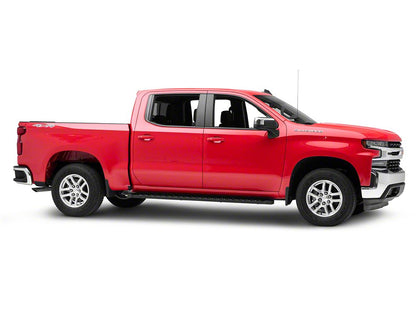 Barricade Rattler Running Boards; Black (19-25 Silverado 1500 Crew Cab)