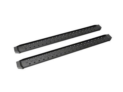 Barricade Rattler Running Boards; Black (19-25 Silverado 1500 Crew Cab)