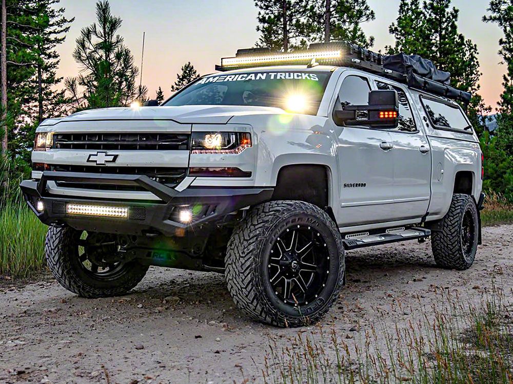 Barricade HD Off-Road Front Bumper with LED Fog Lights (16-18 Silverado 1500)