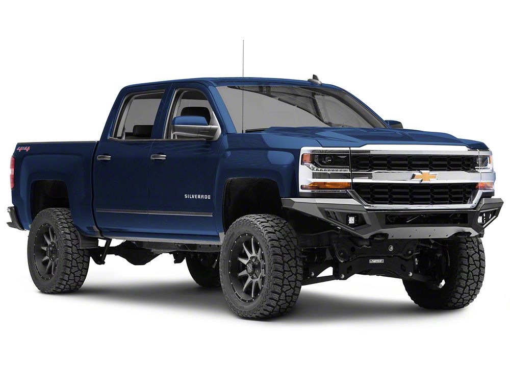 Barricade HD Off-Road Front Bumper with LED Fog Lights (16-18 Silverado 1500)