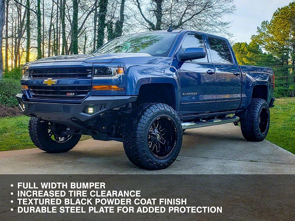 Barricade HD Off-Road Front Bumper with LED Fog Lights (16-18 Silverado 1500)