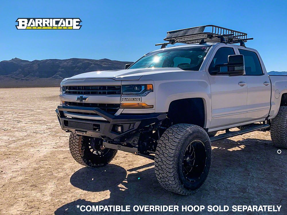 Barricade HD Off-Road Front Bumper with LED Fog Lights (16-18 Silverado 1500)