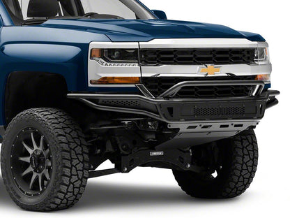 Barricade Pre-Runner Front Bumper with Skid Plate (16-18 Silverado 1500)