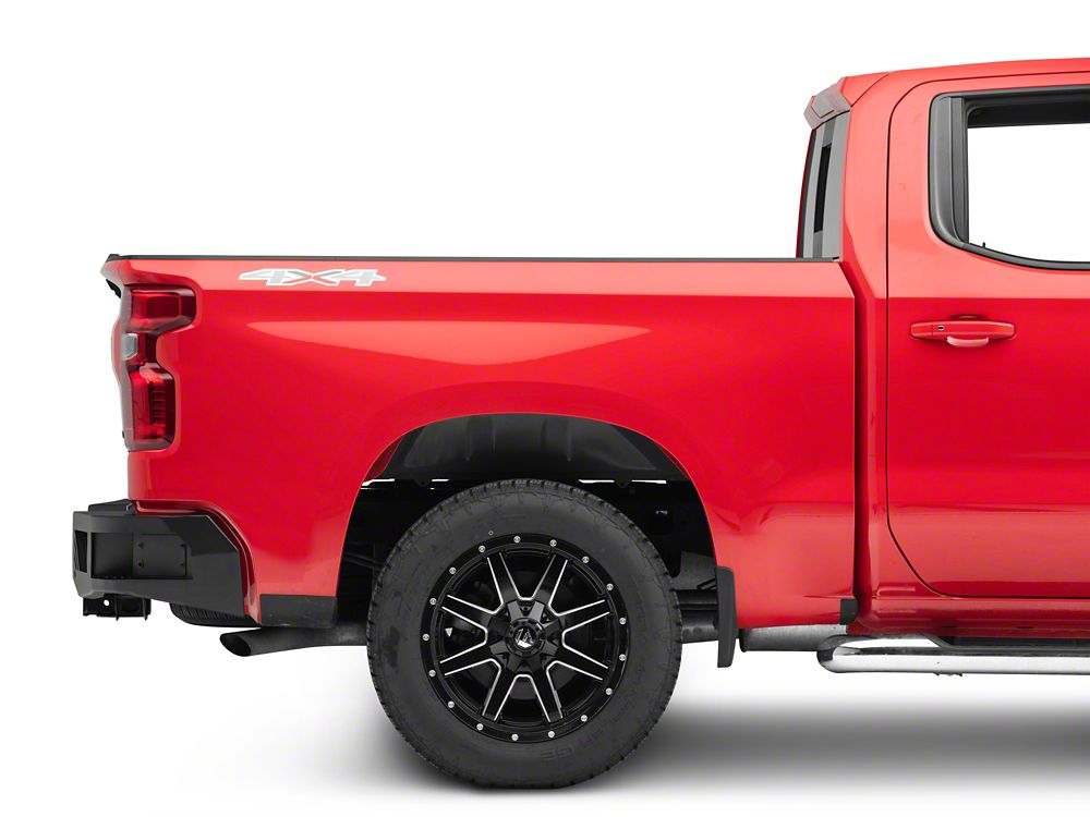 Barricade HD Rear Bumper with LED Fog Lights (19-25 Silverado 1500)