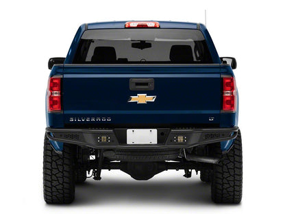 Barricade Pre-Runner Rear Bumper with LED Fog Lights (07-18 Silverado 1500)