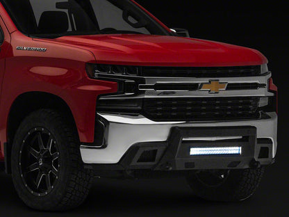 Barricade HD Stubby Front Bumper with 20-Inch Dual Row LED Light Bar (19-21 Silverado 1500)