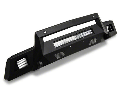 Barricade HD Stubby Front Bumper with 20-Inch Dual Row LED Light Bar (19-21 Silverado 1500)