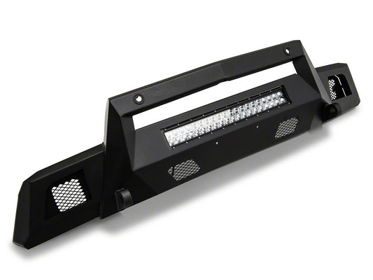 Barricade HD Stubby Front Bumper with 20-Inch Dual Row LED Light Bar (19-21 Silverado 1500)
