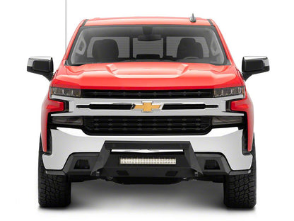 Barricade HD Stubby Front Bumper with 20-Inch Dual Row LED Light Bar (19-21 Silverado 1500)