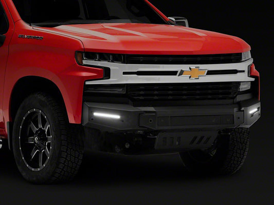 Barricade Extreme HD Modular Front Bumper with LED DRL and Skid Plate (19-21 Silverado 1500)