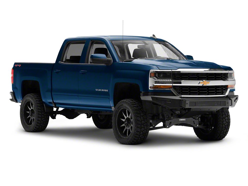 Barricade HD Modular Front Bumper with Skid Plate (16-18 Silverado 1500)