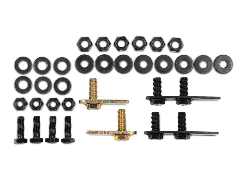 Barricade Replacement Bull Bar Hardware Kit for S103312 Only (07-18 Silverado 1500)
