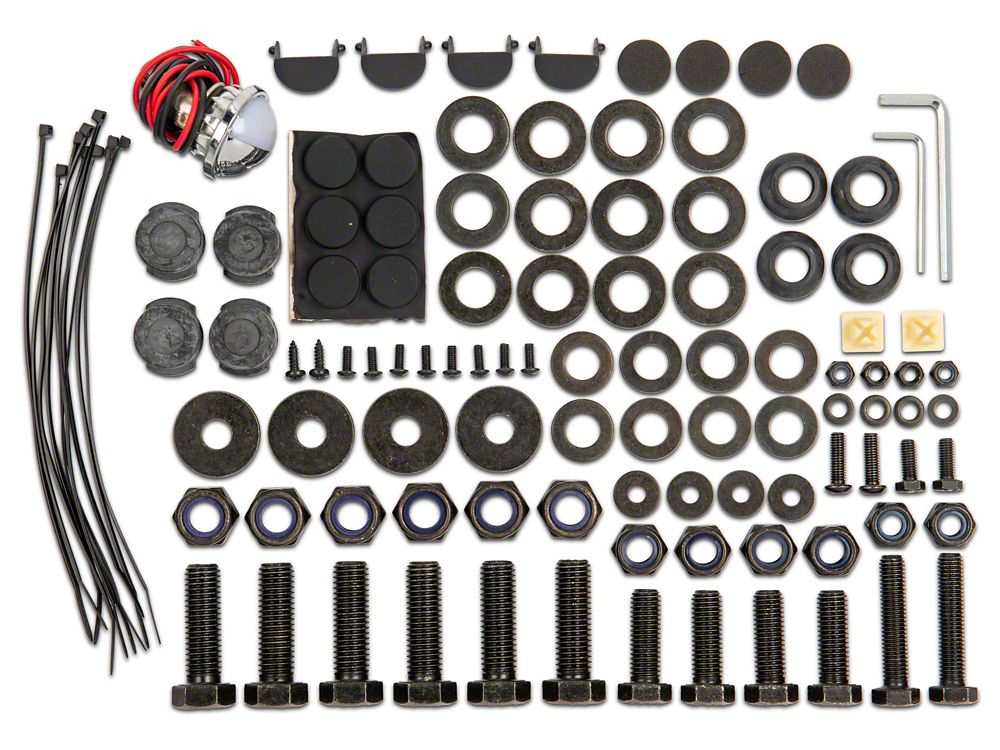 Barricade Replacement Bumper Hardware Kit for S101326 Only (07-18 Silverado 1500)