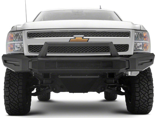 Barricade Extreme HD Modular Front Bumper with Over-Rider Hoop and Skid Plate (07-13 Silverado 1500)