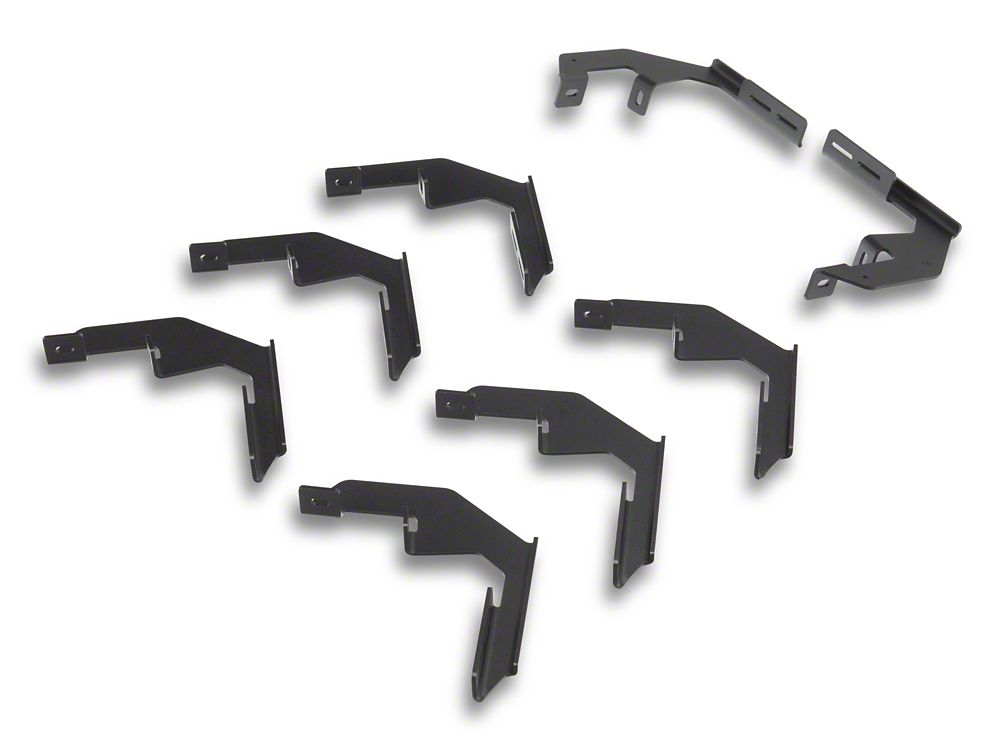 Barricade HD Steel Running Boards; Textured Black (19-25 Silverado 1500 Crew Cab)