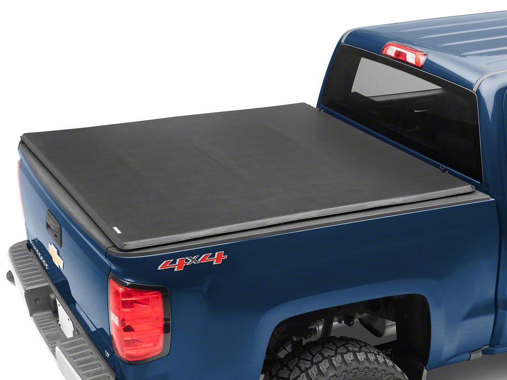 Barricade Soft Quad-Fold Tonneau Cover (14-18 Silverado 1500 w/ 5.80-Foot Short Box)