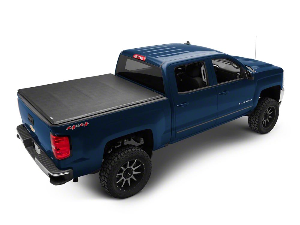 Barricade Soft Quad-Fold Tonneau Cover (14-18 Silverado 1500 w/ 5.80-Foot Short Box)