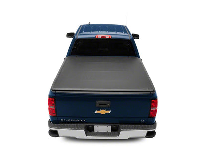 Barricade Soft Quad-Fold Tonneau Cover (14-18 Silverado 1500 w/ 5.80-Foot Short Box)