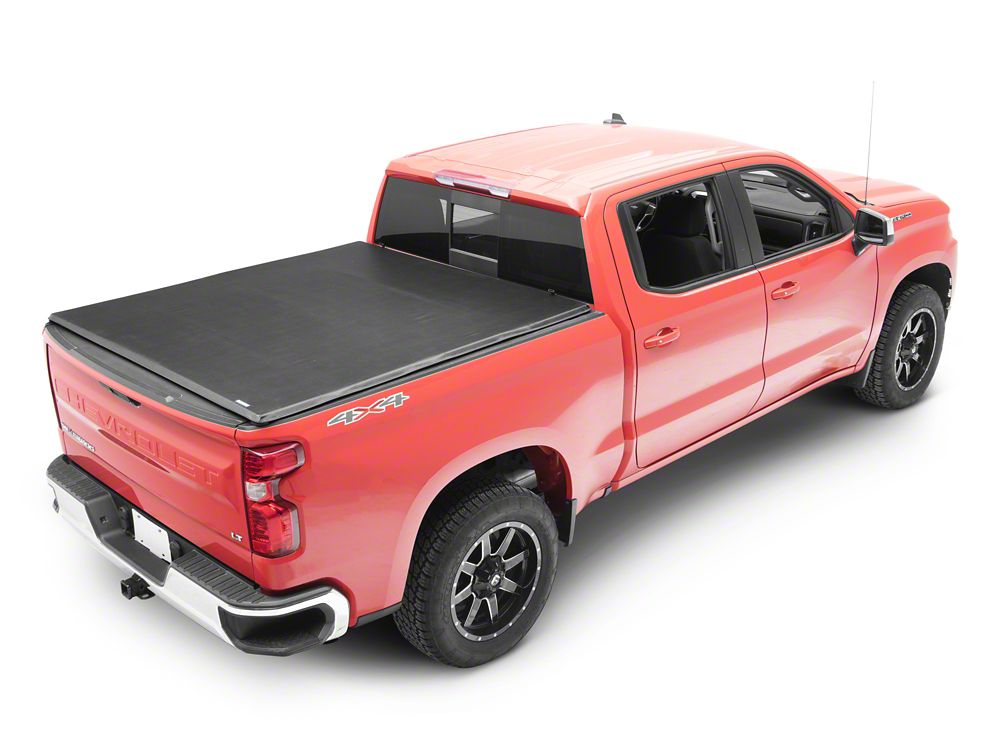 Barricade Soft Quad-Fold Tonneau Cover (19-25 Silverado 1500 w/ 5.80-Foot Short Box)