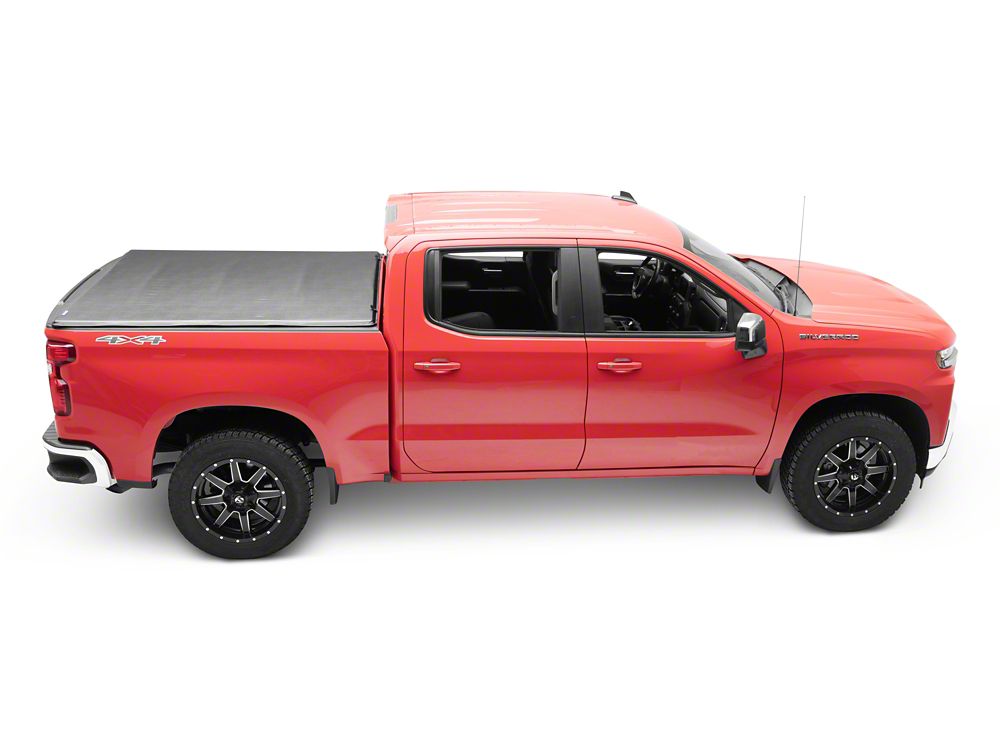 Barricade Soft Quad-Fold Tonneau Cover (19-25 Silverado 1500 w/ 5.80-Foot Short Box)