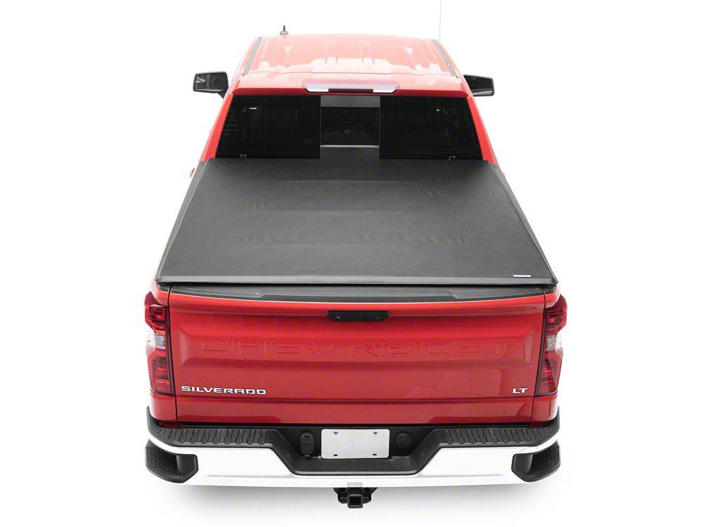 Barricade Soft Quad-Fold Tonneau Cover (19-25 Silverado 1500 w/ 5.80-Foot Short Box)