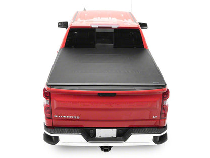 Barricade Soft Quad-Fold Tonneau Cover (19-25 Silverado 1500 w/ 5.80-Foot Short Box)