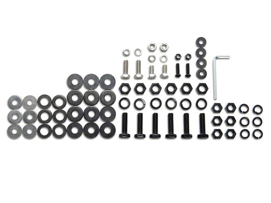 Barricade Replacement Front Bumper Hardware Kit for S101324 Only (16-18 Silverado 1500)