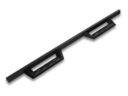 Barricade Canyon Drop Steps; Textured Black (19-25 Sierra 1500 Double Cab)