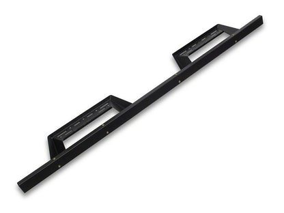 Barricade Canyon Drop Steps; Textured Black (19-25 Sierra 1500 Double Cab)