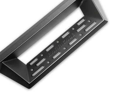 Barricade Canyon Drop Steps; Textured Black (19-25 Sierra 1500 Double Cab)